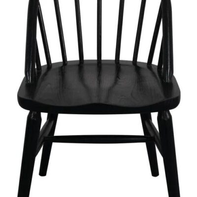 Vera Solid Oak Dining Chair – Set of 2 (Black) Vera Solid Oak Dining Chair - Set of 2 (Black)
