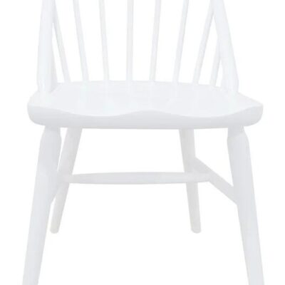 Vera Solid Oak Dining Chair – Set of 2 (White) Vera Solid Oak Dining Chair - Set of 2 (White)