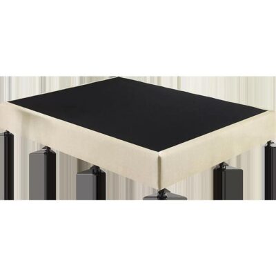 Palermo King Ensemble Bed Base Platinum Natural Sand Linen Fabric