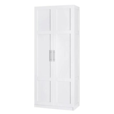 Artiss 2 Door Buffet Sideboard Cupboard Cabinet Pantry White