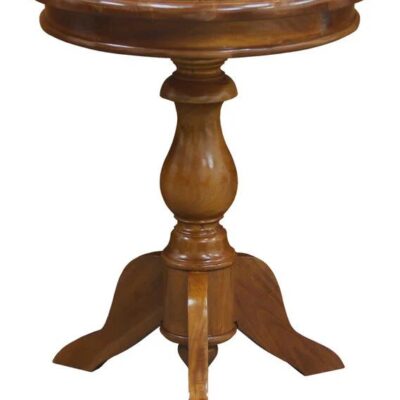 Milano Round Wine Table (Light Pecan)