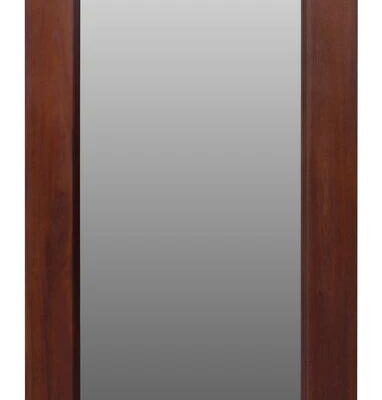 Manhattan Solid Timber Frame Wall Mirror - Mahogany