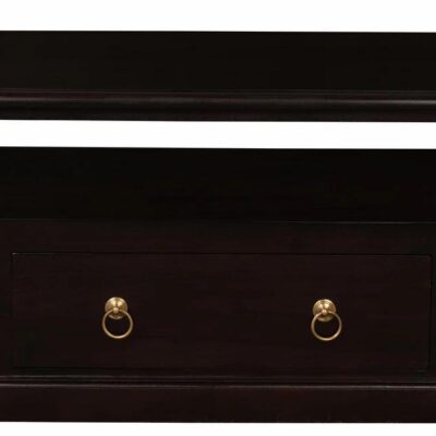 Tasmania 2 Drawer Coffee Table - Chocolate