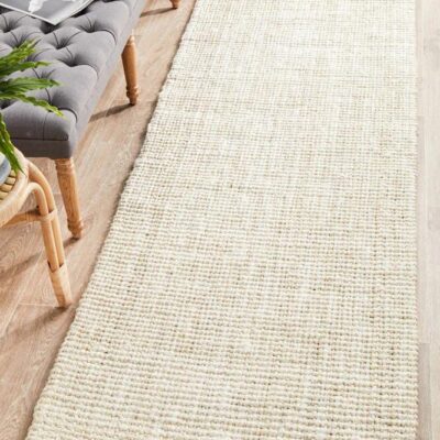 Atrium Barker Bleach Runner by Rug Culture - 400X80CM