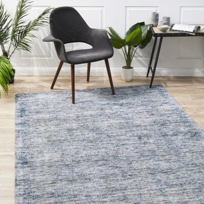 Allure Indigo Cotton Rayon Rug by Rug Culture - 225X155CM