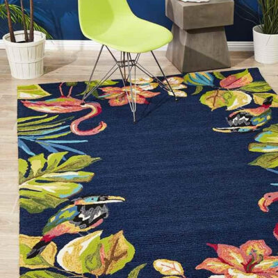 Copacabana 591 Navy By Rug Culture - 280X190CM RECTANGLE