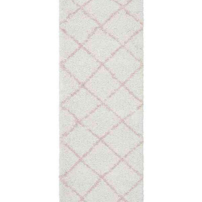 Saffron 22 Pink Runner by Rug Culture - 400X80CM - RUNNER