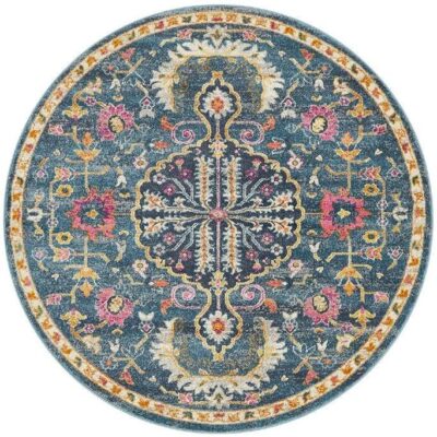 Babylon 209 Navy Round by Rug Culture-200X200CM – ROUND Babylon 209 Navy Round by Rug Culture-200X200CM - ROUND