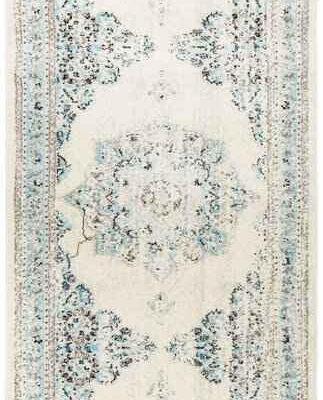 Century 922 White Runner by Rug Culture - 80 X 500 cm - RUNNER