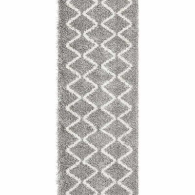 Saffron 22 Silver Runner By Rug Culture - 400X80CM RUNNER