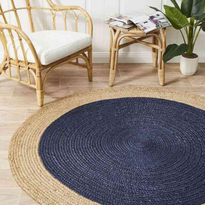 Atrium Polo Navy Round By Rug Culture - 240X240cm ROUND