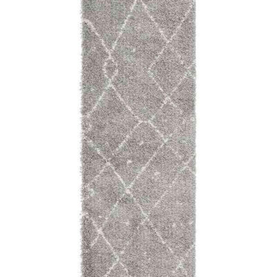 Saffron 44 Silver Runner by Rug Culture - 400X80CM - RUNNER