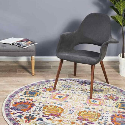 Babylon 206 Multi Round by Rug Culture - 240X240CM - ROUND
