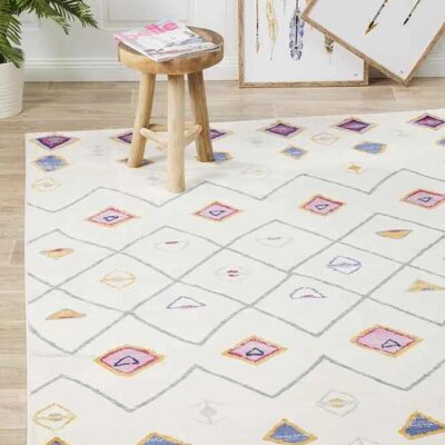 Zanzibar 763 White by Rug Culture – 400X300CM – RECTANGLE Zanzibar 763 White by Rug Culture - 400X300CM - RECTANGLE