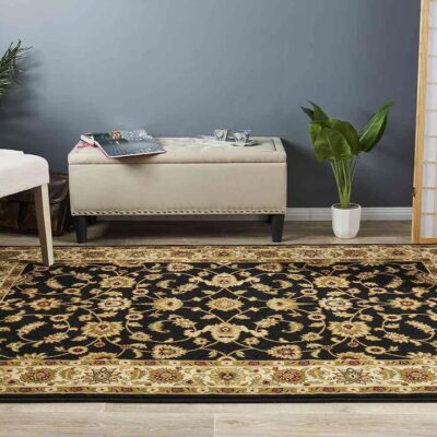 Sydney 1 Black Ivory by Rug Culture - 330X240CM - RECTANGLE