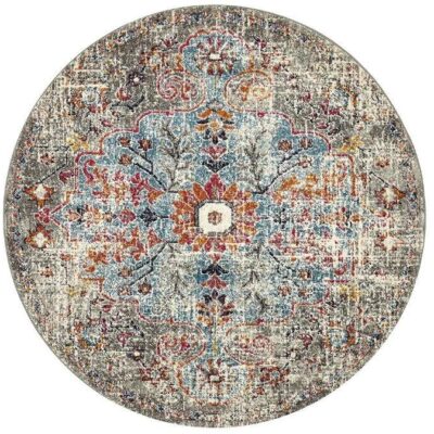 Museum 863 Multi Round by Rug Culture-200X200CM - ROUND