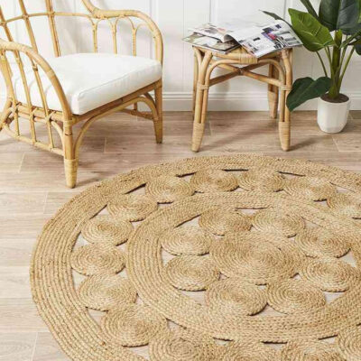 Atrium Pilu Natural By Rug Culture - 240X240CM - ROUND