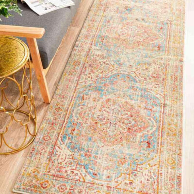 Odyssey 110 Blue Runner by Rug Culture - 80 x 300 cm - RUNNER