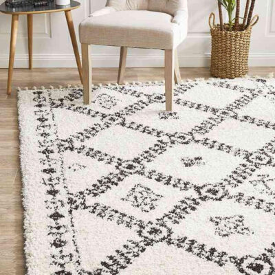 Saffron 33 White by Rug Culture - 230X160CM - RECTANGLE