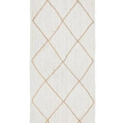Noosa 333 White Runner by Rug Culture-300X80CM - RUNNER
