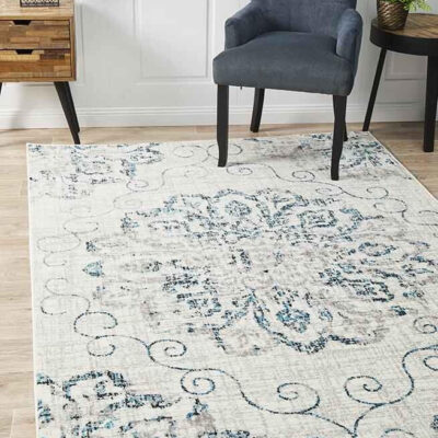 Metro 609 Blue by Rug Culture – 400X300CM – RECTANGLE Metro 609 Blue by Rug Culture - 400X300CM - RECTANGLE