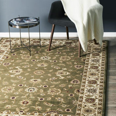 Sydney 1 Green Ivory by Rug Culture - 400X300CM - RECTANGLE