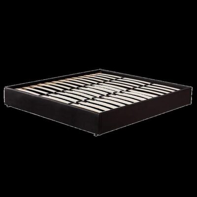 PU Leather King Bed Ensemble Frame