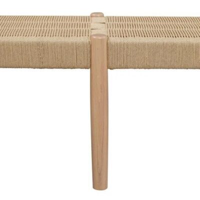Kelly Loom Oak Bench (Natural)