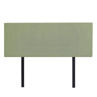 Linen Fabric Queen Bed Deluxe Headboard Bedhead – Olive Green Linen Fabric Queen Bed Deluxe Headboard Bedhead - Olive Green