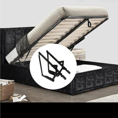 King Single Gas Lift Bed Mechanism with Frame – Storage Platform & Sofa Bed Kit