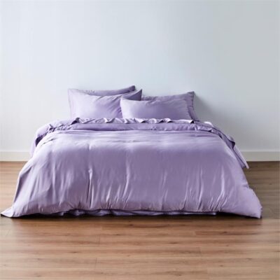 Ecosa Bamboo Bedding - Fitted sheet / Queen / Lavender