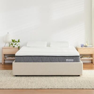 Breeze Storage Bed Base - Double / Oyster Shell