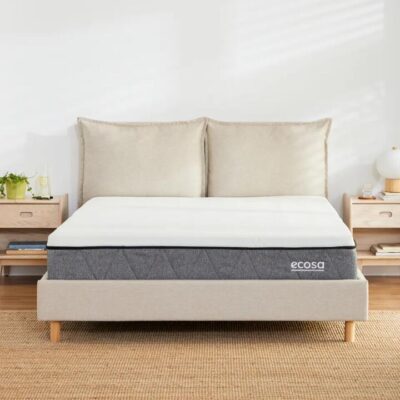 Sierra Bed Frame - Double / Oyster Shell