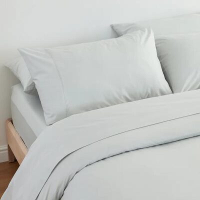 Cotton Bedding - Sheet set / Double / Dawn Grey