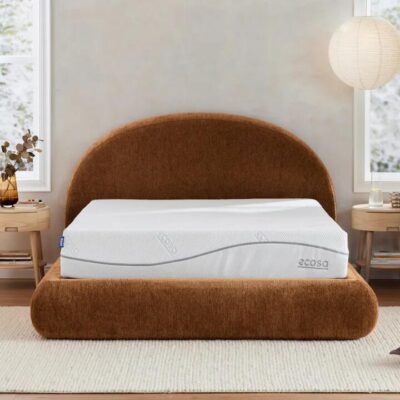 Nuve Cloud Bed Frame - Single / Terracotta