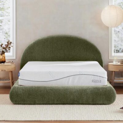Nuve Cloud Bed Frame - Queen / Alpine Green