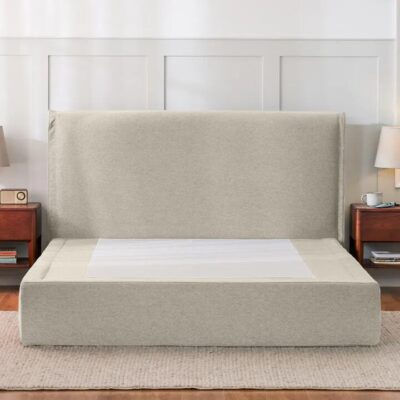 Veya Cloud Bed Frame - King / Oyster Shell