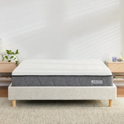 Breeze Bed Base - Queen / Crisp White / Breeze